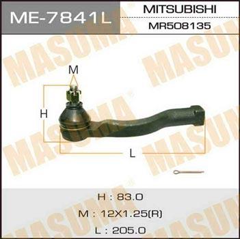 Masuma ME-7841L Tie rod end left ME7841L