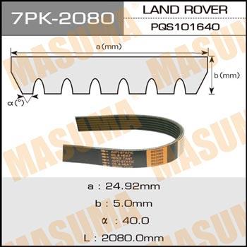 Masuma 7PK-2080 V-ribbed belt 7PK2080 7PK2080