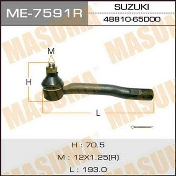 Masuma ME-7591R Tie rod end right ME7591R