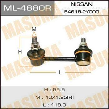Masuma ML-4880R Rod/Strut, stabiliser ML4880R