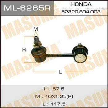 Masuma ML-6265R Rod/Strut, stabiliser ML6265R