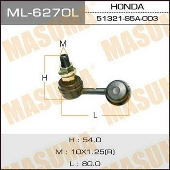 Masuma ML-6270L Rod/Strut, stabiliser ML6270L