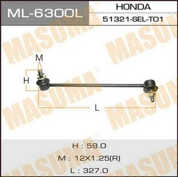Masuma ML-6300L Rod/Strut, stabiliser ML6300L
