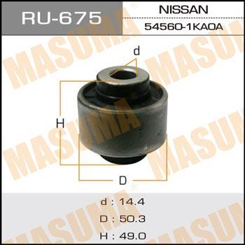 Masuma RU-675 Silent block front lever front RU675