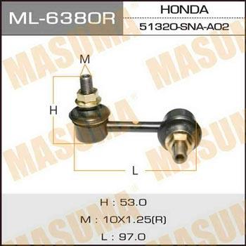 Masuma ML-6380R Rod/Strut, stabiliser ML6380R