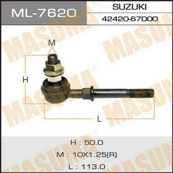 Masuma ML-7620 Rod/Strut, stabiliser ML7620