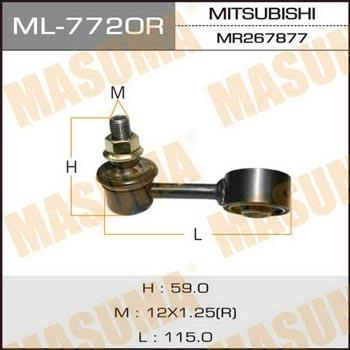 Masuma ML-7720R Rod/Strut, stabiliser ML7720R