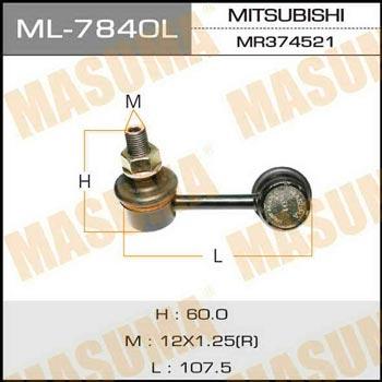 Masuma ML-7840L Rod/Strut, stabiliser ML7840L