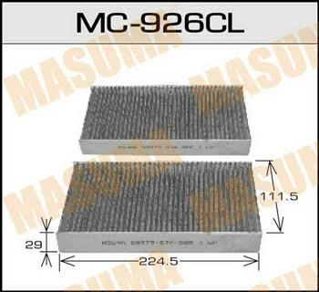 Masuma MC-926CL Filter, interior air MC926CL