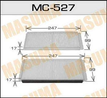 Masuma MC-527 Filter, interior air MC527