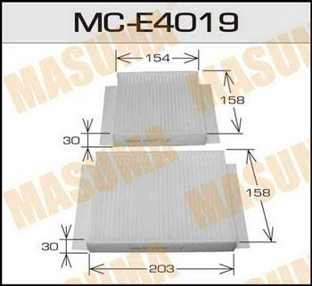 Masuma MC-E4019 Filter, interior air MCE4019