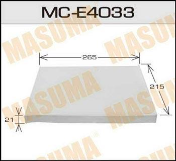 Masuma MC-E4033 Filter, interior air MCE4033