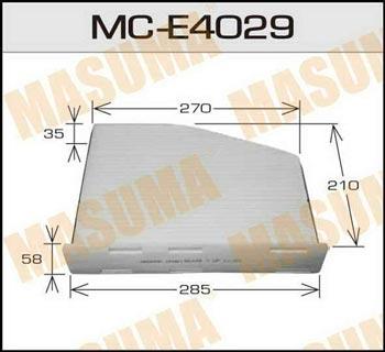 Masuma MC-E4029 Filter, interior air MCE4029