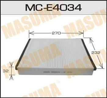 Masuma MC-E4034 Filter, interior air MCE4034