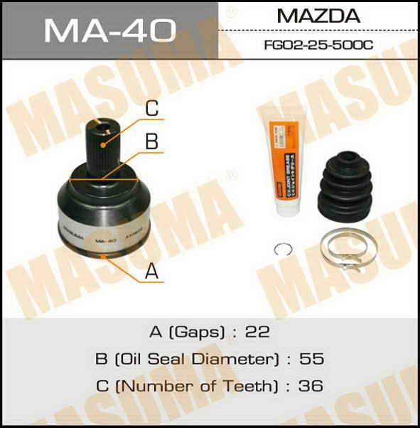 Masuma MA-40 CV joint MA40
