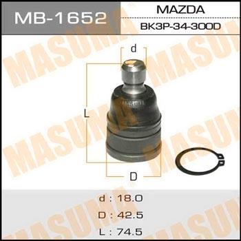 Masuma MB-1652 Ball joint MB1652