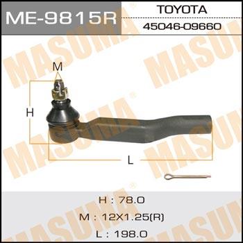 Masuma ME-9815R Tie rod end right ME9815R