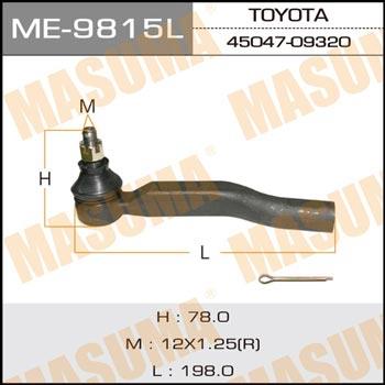 Masuma ME-9815L Tie rod end left ME9815L