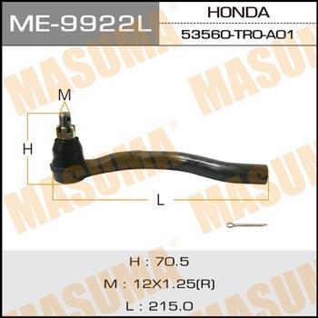 Masuma ME-9922L Tie rod end left ME9922L