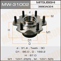 Masuma MW-31002 Wheel hub front MW31002