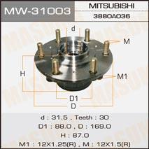 Masuma MW-31003 Wheel hub front MW31003