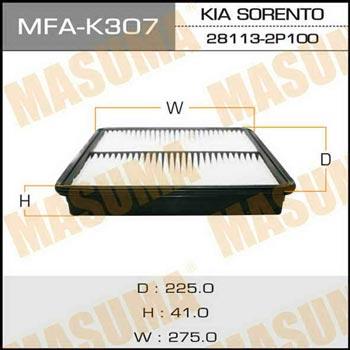 Masuma MFA-K307 Air filter MFAK307