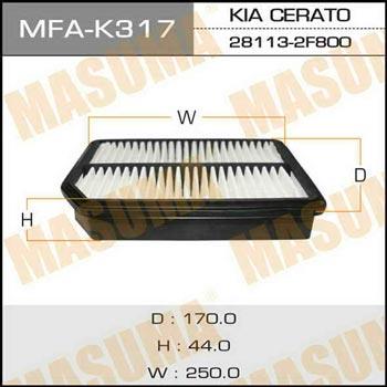 Masuma MFA-K317 Air filter MFAK317