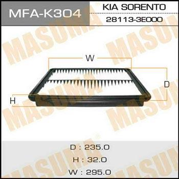 Masuma MFA-K304 Air filter MFAK304