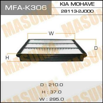 Masuma MFA-K306 Air filter MFAK306