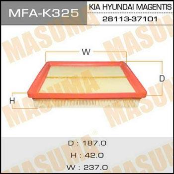 Masuma MFA-K325 Air filter MFAK325