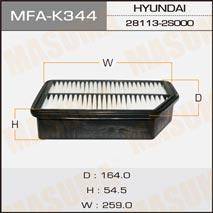 Masuma MFA-K344 Air filter MFAK344