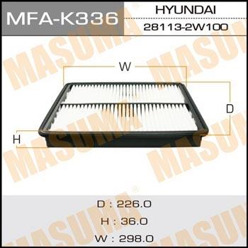 Masuma MFA-K336 Air filter MFAK336