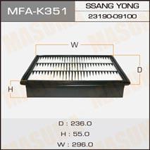 Masuma MFA-K351 Air filter MFAK351