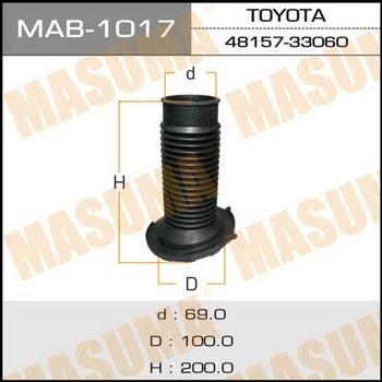 Masuma MAB-1017 Shock absorber boot MAB1017