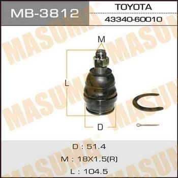 Masuma MB-3812 Ball joint MB3812
