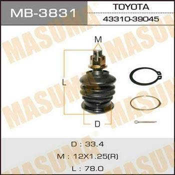 Masuma MB-3831 Ball joint MB3831