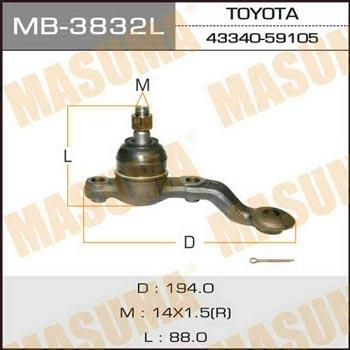 Masuma MB-3832L Ball joint MB3832L