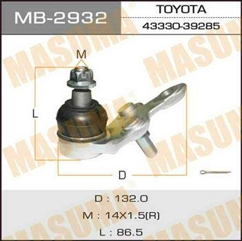 Masuma MB-2932 Ball joint MB2932