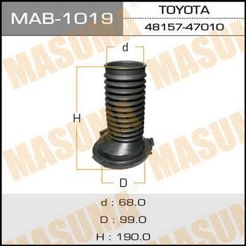 Masuma MAB-1019 Shock absorber boot MAB1019