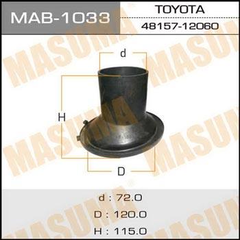 Masuma MAB-1033 Shock absorber boot MAB1033