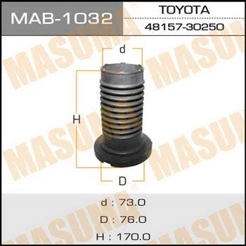 Masuma MAB-1032 Shock absorber boot MAB1032