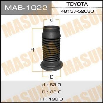 Masuma MAB-1022 Shock absorber boot MAB1022