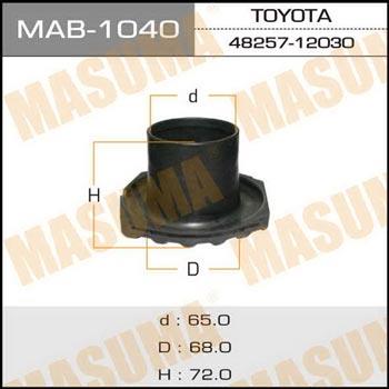 Masuma MAB-1040 Shock absorber boot MAB1040