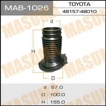 Masuma MAB-1026 Shock absorber boot MAB1026