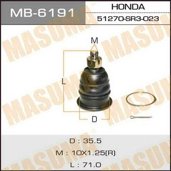 Masuma MB-6191 Ball joint MB6191