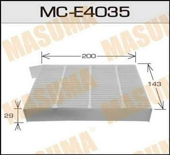 Masuma MC-E4035 Filter, interior air MCE4035