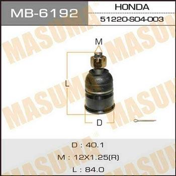 Masuma MB-6192 Ball joint MB6192