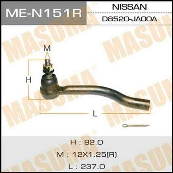 Masuma ME-N151R Tie rod end right MEN151R