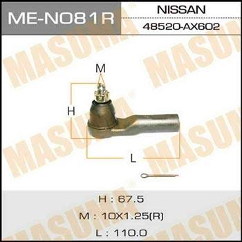 Masuma ME-N081R Tie rod end right MEN081R