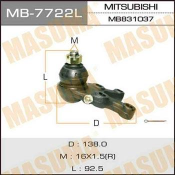 Masuma MB-7722L Ball joint MB7722L